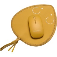 TOPO MOUSE PAD + WIRELESS MOUSE YELLOW..
