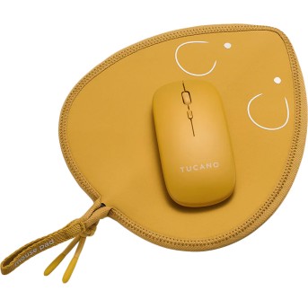 TOPO MOUSE PAD + WIRELESS MOUSE YELLOW в Metoo.kz - Metoo (1)
