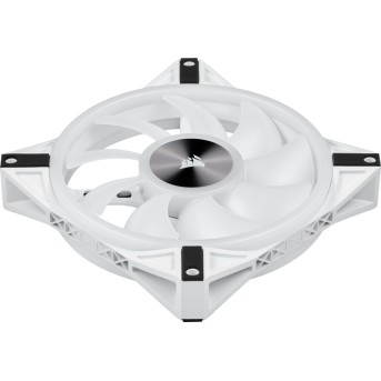 Corsair QL Series, WHITE QL140 RGB, 140mm RGB LED Fan, Dual Pack with Lighting Node CORE, EAN:0840006619529 - Metoo (3)