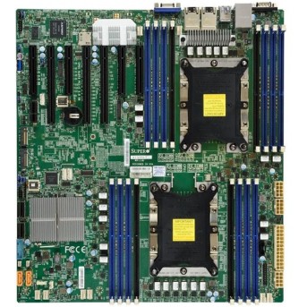 Серверная материнская плата SuperMicro X11DPH i Motherboard Dual Socket P, 2x 10GBase T LAN with Intel X557, Intel C622 controller for 10 SATA3 (6 Gbps) ports; RAID 0,1,5,10. - Metoo (1)