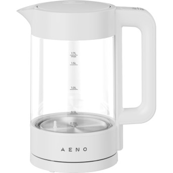 AENO EK5 Electric Kettle, 1.7L, Temp Control 40-100°C, Strix, White в Metoo.kz - Metoo (2)