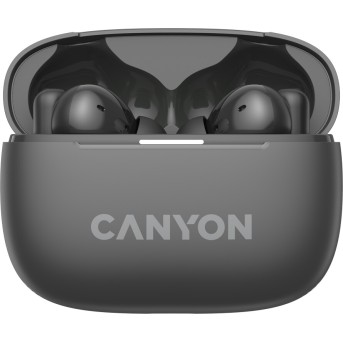 CANYON OnGo TWS-10 ANC+ENC, Bluetooth Headset, microphone, BT v5.3 BT8922F, Frequence Response:20Hz-20kHz, battery Earbud 40mAh*2+Charging case 500mAH, type-C cable length 24cm,size 63.97*47.47*26.5mm 42.5g, Black - Metoo (2)
