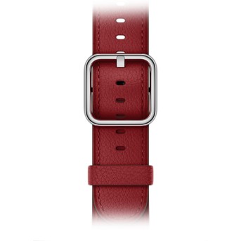 Ремешок для Apple Watch 38mm Ruby Red Classic Buckle - Metoo (2)