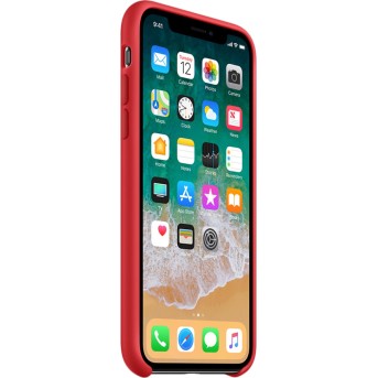 Чехол для смартфона Apple iPhone X Силиконовый Красный - Metoo (2)