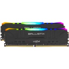Crucial Ballistix 2x8GB (16GB Kit) DDR4 3600MT/<wbr>s CL16 Unbuffered DIMM 288pin Black RGB EAN: 649528824349