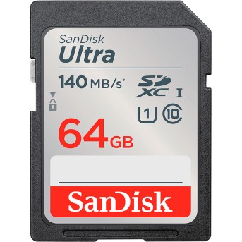 SanDisk Ultra 64GB SDXC Memory Card 140MB/s в Metoo.kz - Metoo (1)