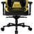 LORGAR Base 311, Gaming chair, PU eco-leather, 1.8 mm metal frame, multiblock mechanism, 4D armrests, 5 Star aluminium base, Class-4 gas lift, 75mm PU casters, Black + yellow - Metoo (6)