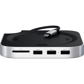 SATECHI Mac Mini M4 Stand & Hub with SSD Enclosure - Metoo (5)