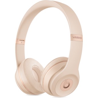 Beats Solo3 Wireless On-Ear Headphones - Satin Gold, Model A1796 - Metoo (1)