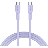 CANYON cable OnWire 60CL C-C 60W COLOR Braided 1m Purple..