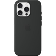 iPhone 16 Pro Silicone Case with MagSafe - Black,Model A3315
