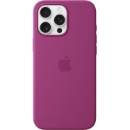 iPhone 16 Pro Max Silicone Case with MagSafe - Fuchsia,Model A3316