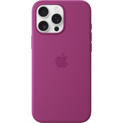 iPhone 16 Pro Max Silicone Case with MagSafe - Fuchsia,Model A3316