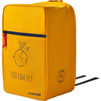 CANYON cabin size backpack for 15.6" laptop,polyester,yellow - Metoo (3)