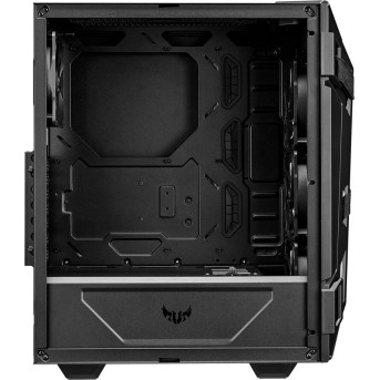 ASUS TUF Gaming GT301 ATX mid-tower compact case with tempered glass side panel, honeycomb front panel, 120mm AURA Addressable RGB fan, headphone hanger and 360mm radiator support - Metoo (2)