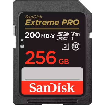 SanDisk Extreme PRO 256GB SDXC Memory Card + 2 years RescuePRO Deluxe up to 200MB/<wbr>s & 140MB/<wbr>s Read/<wbr>Write speeds, UHS-I, Class 10, U3, V30, EAN: 619659188658 - Metoo (1)