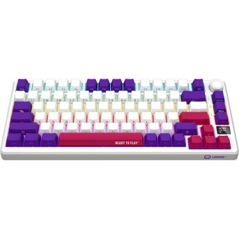 LORGAR KBP7075W, Wireless 75% Mechanical Gaming Keyboard Pro, White, EN/RU layout в Metoo.kz - Metoo (3)
