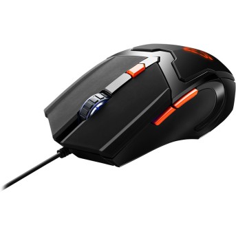 Optical Gaming Mouse with 6 programmable buttons, Pixart optical sensor, 4 levels of DPI and up to 3200, 3 million times key life, 1.65m PVC USB cable,rubber coating surface and colorful RGB lights, size:125*75*38mm, 140g - Metoo (4)