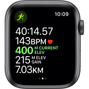 Apple Watch Nike Series 5 GPS, 44mm Space Grey Aluminium Case with Anthracite/<wbr>Black Nike Sport Band - S/<wbr>M & M/<wbr>L Model nr A2093 - Metoo (4)