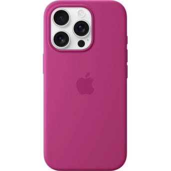 iPhone 16 Pro Silicone Case with MagSafe - Fuchsia,Model A3315 - Metoo (2)