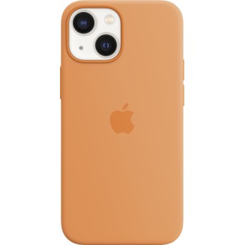 iPhone 13 mini Silicone Case with MagSafe - Marigold, Model A2705 - Metoo (1)