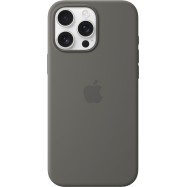 iPhone 16 Pro Max Silicone Case with MagSafe - Stone Gray,Model A3316