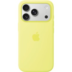 iPhone 17 Pro Silicone Case with MagSafe - Neon Yellow,Model A3559
