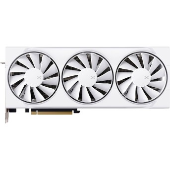 XFX Swift AMD Radeon RX 9070XT White Triple fan Gaming Edition with 16GB GDDR6 HDMI 3xDP, AMD RDNA 4 в Metoo.kz - Metoo (2)