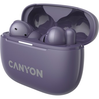 CANYON OnGo TWS-10 ANC+ENC, Bluetooth Headset, microphone, BT v5.3 BT8922F, Frequence Response:20Hz-20kHz, battery Earbud 40mAh*2+Charging case 500mAH, type-C cable length 24cm,size 63.97*47.47*26.5mm 42.5g, Purple - Metoo (4)