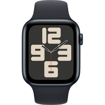 Apple Watch SE GPS 44mm Midnight Aluminium Case with Midnight Sport Band - M/<wbr>L,Model A2723 - Metoo (2)
