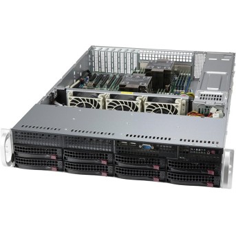 Supermicro server chassis CSE-825BTQC-R1K23LPB 2U, Dual and Single Intel and AMD CPUs, 8 x 3.5" hot-swap SAS3/<wbr>SATA drive bay, optional 2 x 3.5" fixed drive bay, 8-port 2U SAS3 12Gbps TQ backplane, support up to 8x 3.5-inch SAS3/<wbr>SATA3 HDD/<wbr>SSD, 1U - Metoo (1)