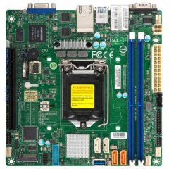 Серверная материнская плата SuperMicro MBD X11SCL IF O, 1.Single socket H4 (LGA 1151), 2x 1GbE LAN with Intel i210 AT, 5.4 SATA3 (6Gbps); RAID 0, 1, 5, 10.