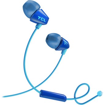 TCL In-ear Wired Headset ,Frequency of response: 10-22K, Sensitivity: 105 dB, Driver Size: 8.6mm, Impedence: 16 Ohm, Acoustic system: closed, Max power input: 20mW, Connectivity type: 3.5mm jack, Color Ocean Blue - Metoo (1)