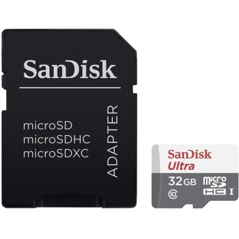 SanDisk Ultra Light microSDHC + SD Adapter 32GB 100MB/<wbr>s Class 10 - Metoo (1)
