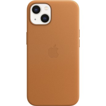 iPhone 13 Leather Case with MagSafe - Golden Brown, Model A2702 - Metoo (1)