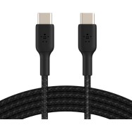 BELKIN USB-C to USB-C Cable Braided, 1M, Black..