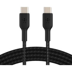 BELKIN USB-C to USB-C Cable Braided, 1M, Black..