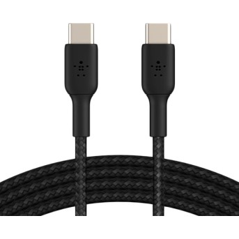 BELKIN USB-C to USB-C Cable Braided, 1M, Black в Metoo.kz - Metoo (1)