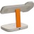CANYON Wireless Charging Station Hexagon 310 3in1 LightGrey/<wbr>Orange - Metoo (4)