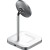 Беспроводное зарядное устройство-подставка Satechi Magnetic 2-in-1 Wireless Charging Stand. Материал алюминий. Цвет: серый космос. - Metoo (2)