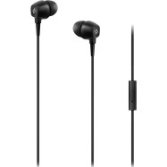 ttec Pop In-Ear Headphones with Microphone , 3.5mm , Black