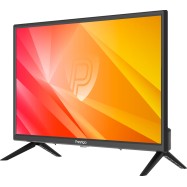 Prestigio LED LCD TV 24"(1366x768) TFT LED, 200cd/m2, USB, HDMI, CI+ slot, Optical, Multimedia player, DVB-T2/T/C/S2, 36W, RT2841, smart TV(1+8Gb) 2x3W speaker, black