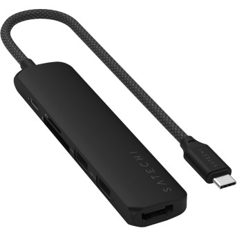 SATECHI 6-in-1 USB-C Slim Multiport Adapter (Black) - Metoo (3)