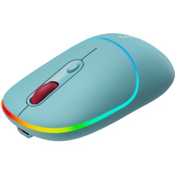 CANYON MW-22, 2 in 1 Wireless optical mouse with 4 buttons,Silent switch for right/<wbr>left keys,DPI 800/<wbr>1200/<wbr>1600, 2 mode(BT/ 2.4GHz), 650mAh Li-poly battery,RGB backlight,Dark cyan, cable length 0.8m, 110*62*34.2mm, 0.085kg - Metoo (3)
