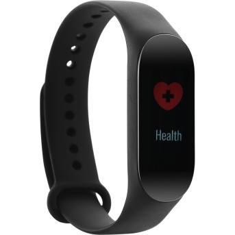 Smart band, colorful 0.96 inch TFT, pedometer, heart rate monitor, 80mAh, multi-sport mode, compatibility with iOS and android, Black, host:40*15.5*10.5mm, strap: 233*12mm, 18g - Metoo (4)