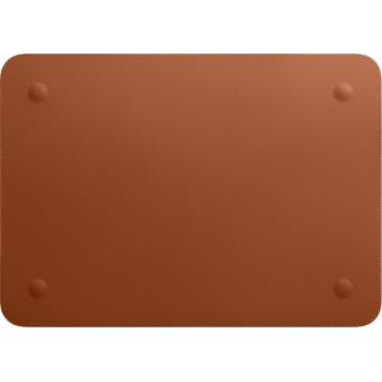 Leather Sleeve for 13-inch MacBook Pro – Saddle Brown - Metoo (2)