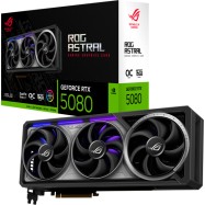 ASUS Video Card NVIDIA GeForce RTX 5080 16GB GDDR7 Digital Max Resolution 7680 x 4320 Yes x 2 (Native HDMI 2.1b)Yes x 3 (Native DisplayPort 2.1b)HDCP Support Yes (2.3) 850W P/N