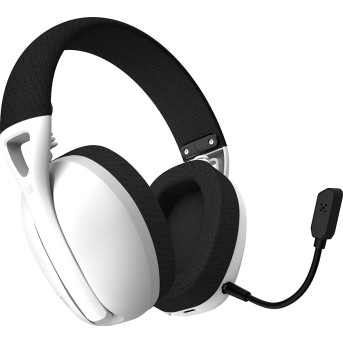 CANYON Ego GH-13, Gaming BT headset, +virtual 7.1 support in 2.4G mode, with chipset BK3288X, BT version 5.2, cable 1.8M, size: 198x184x79mm, White - Metoo (6)