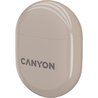 CANYON headset TWS-6 Beige в Metoo.kz - Metoo (4)