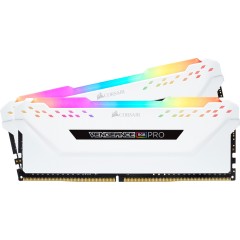 Corsair DDR4, 3600MHz 16GB 2x8GB DIMM, Unbuffered, 18-22-22-42, XMP 2.0, VENGEANCE RGB PRO White Heatspreader, RGB LED, 1.35V, EAN:0840006619680